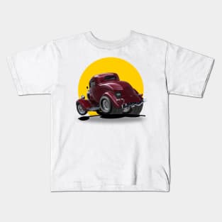 1934 Ford Coupe Hot Rod Kids T-Shirt
